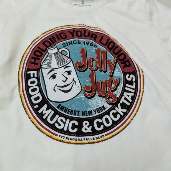 NWOT Two Dive Bar by Chick Shirt Club Size Small White - Picture 10 of 14